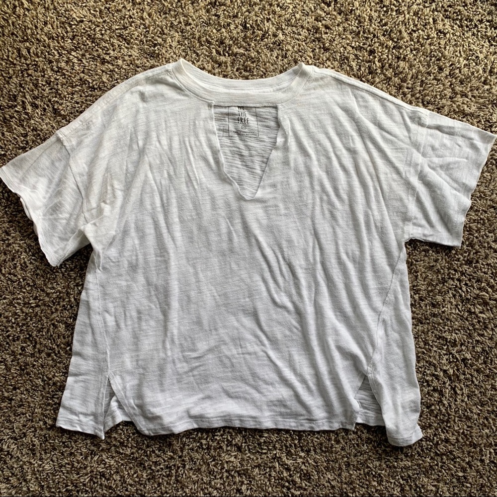 Free people cutout tee